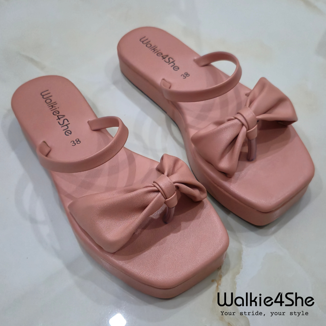 W4S-F-1124 Platform Sandal - Rose
