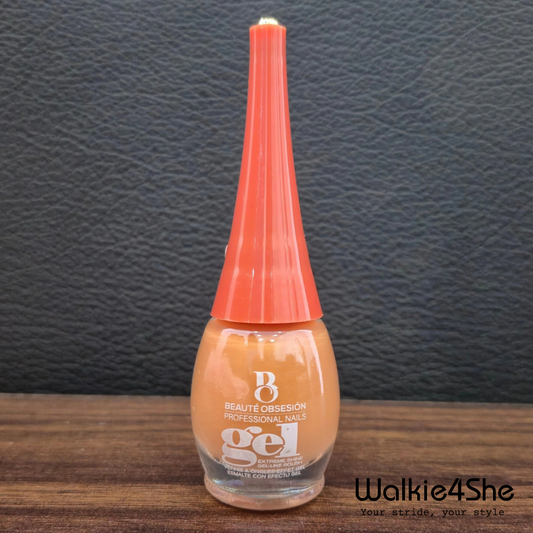 W4S-NP-0004-"GEL" Brand - Nail Polish - Caramel Brown